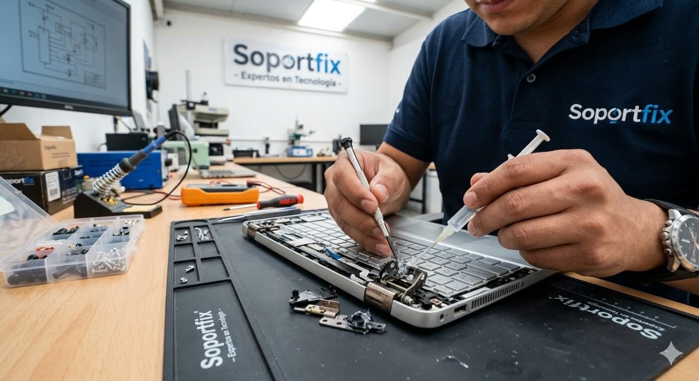 Reparación de Bisagras y Carcasas: ¿Se puede salvar tu laptop?